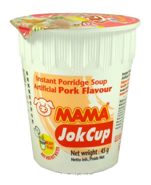 Mama jok cup zuppa di riso gusto maiale - 45 g.